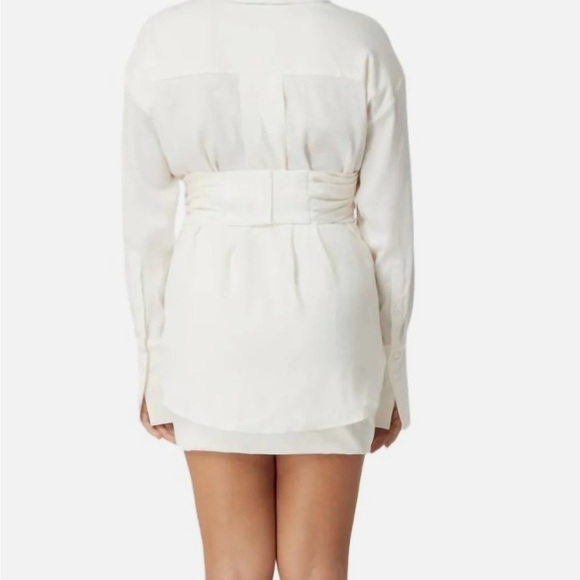 GAUGE 81 Sabinas Linen Wrap Shirt in white - Picture 2 of 11